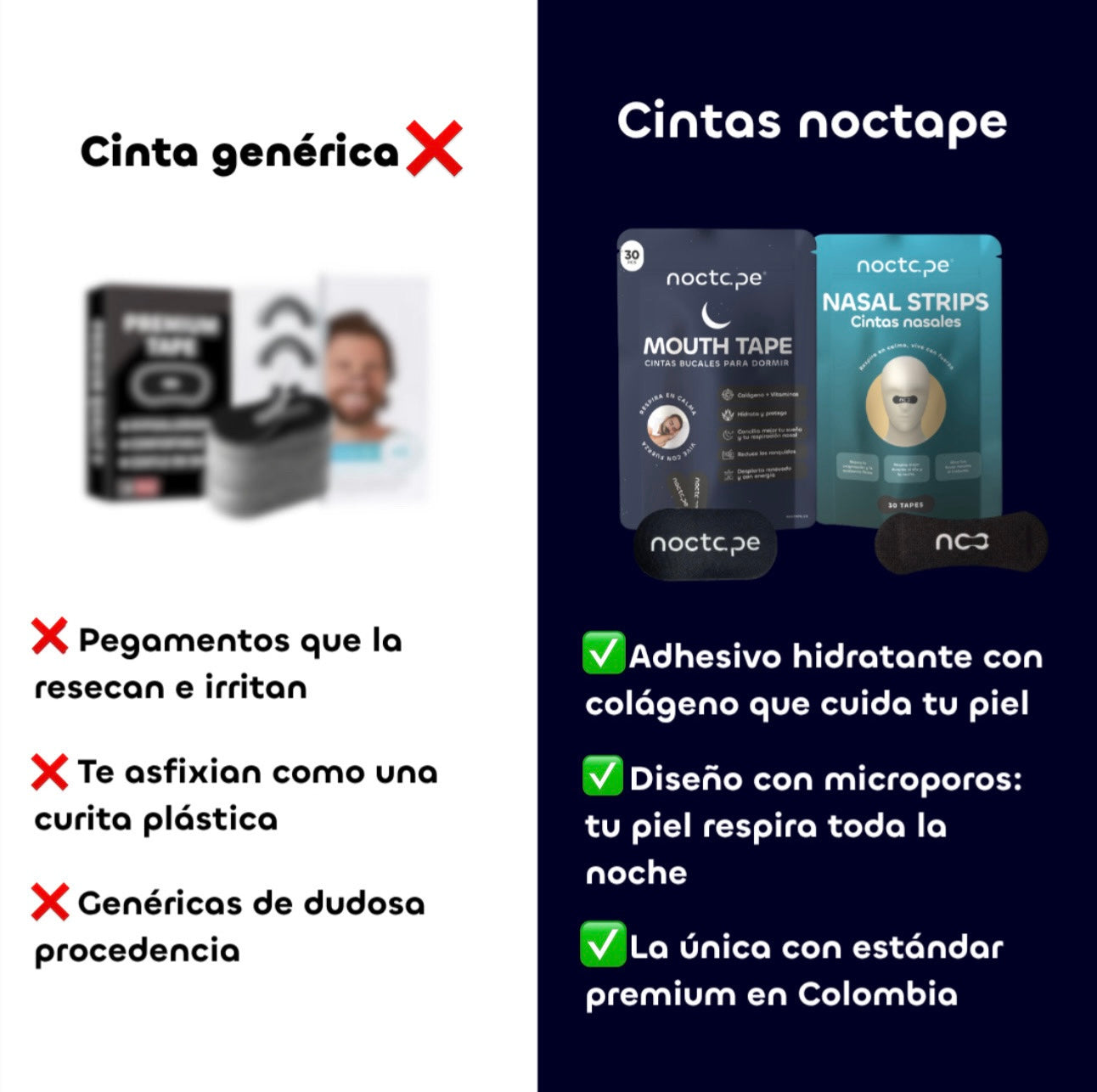 Noctape ® Cintas nasales / Nasal strips