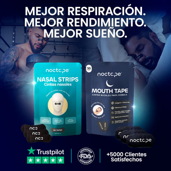 Noctape® Combo Mouth tape + Nasal strips